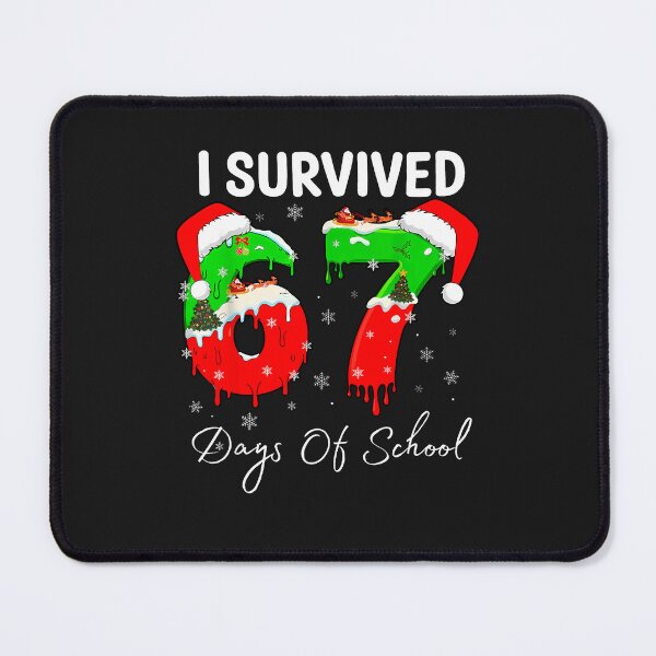Item preview, I Survived 67 Days School Christmas Meme 100Th Day Of School designed and sold by diyoor.