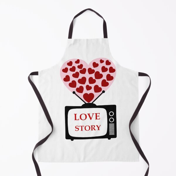 Item preview, TV Rom Com Love Story with Red and Pink Hearts designed and sold by Star58.