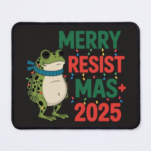 Item preview, Funny Merry ResistMas Frog Christmas Parody Holiday Humor designed and sold by Muzgle.