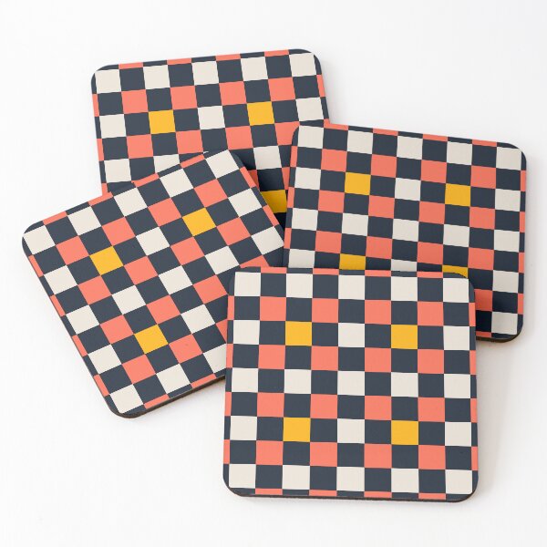 Item preview, Cubist Retro Check Seamless Repeat designed and sold by Sharon Schwalbe.