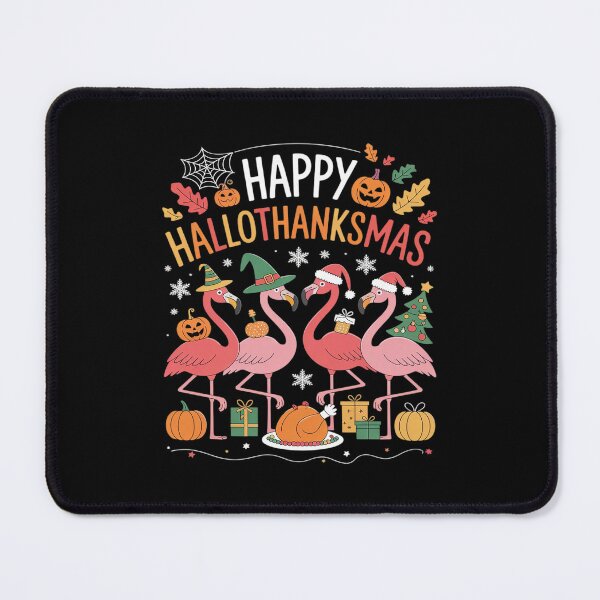 Item preview, Flamingo Halloween Merry Christmas happy Hallothanksmas designed and sold by MinaReinger.