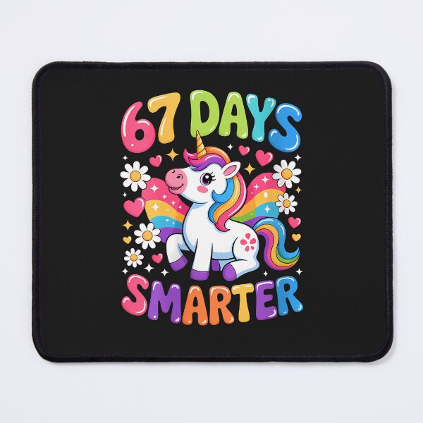 Item preview, Womens 67 Days Smarter Unicorn Rainbow 67Th Day Of School Magical designed and sold by diyoor.