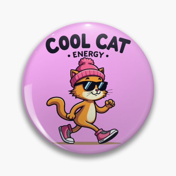 Item preview, Cool Cat Energy – Feline Attitude designed and sold by TroyTheTerrific.