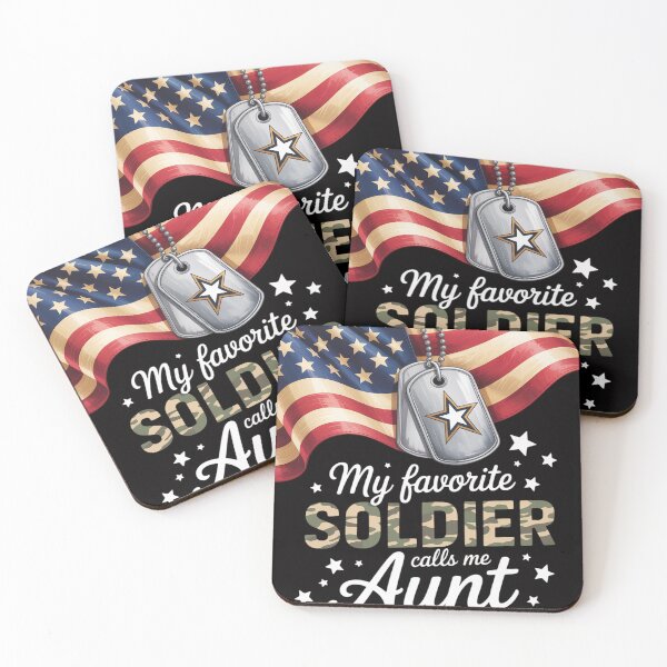 Item preview, My Favorite Soldier Calls Me Aunt Proud Army Aunt designed and sold by MuteElevent.