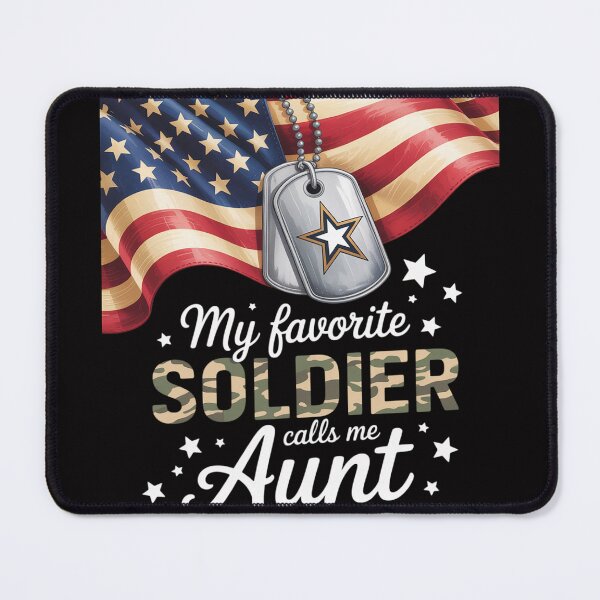 Item preview, My Favorite Soldier Calls Me Aunt Proud Army Aunt designed and sold by MuteElevent.