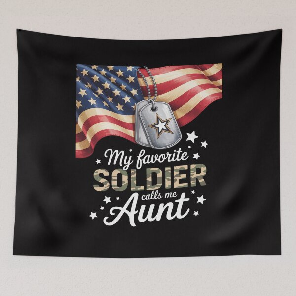 Item preview, My Favorite Soldier Calls Me Aunt Proud Army Aunt designed and sold by MuteElevent.