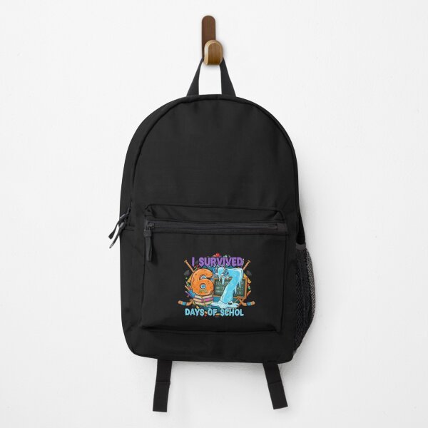 Item preview, Funny Hockey Saying Survived 67 Days Of School designed and sold by diyoor.