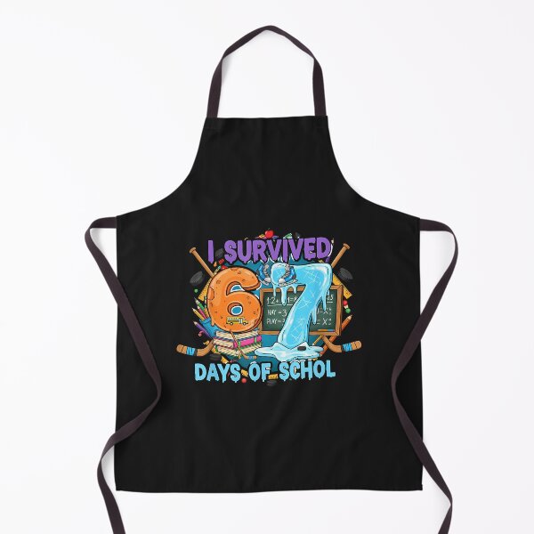 Item preview, Funny Hockey Saying Survived 67 Days Of School designed and sold by diyoor.