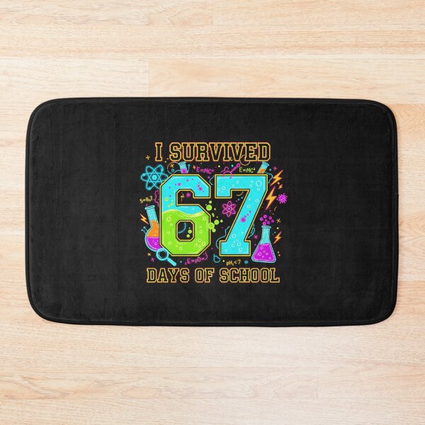 Item preview, I Survived 67 Days Of School Funny 67 Meme Retro Science designed and sold by diyoor.