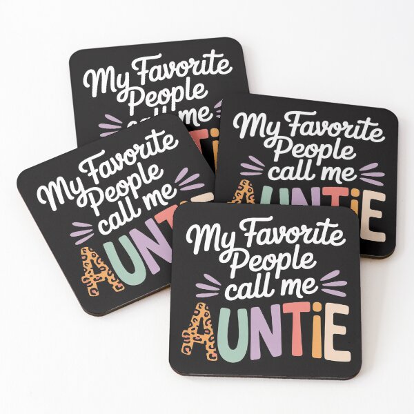 Item preview, My Favorite People Call Me Auntie Gifts Leopard Mother's Day designed and sold by MuteElevent.