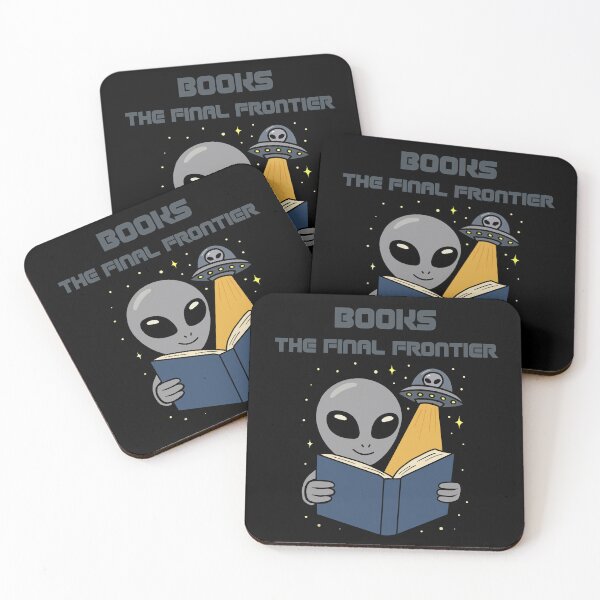Item preview, Books The Final Frontier – Alien Bookworm in Space designed and sold by JoRealm.