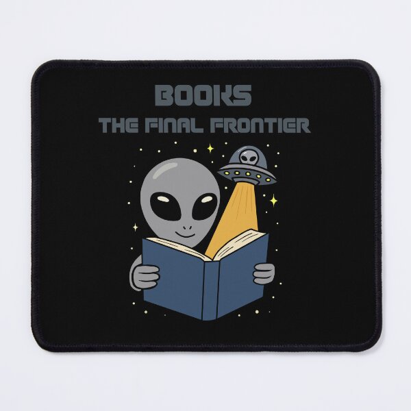 Item preview, Books The Final Frontier – Alien Bookworm in Space designed and sold by JoRealm.