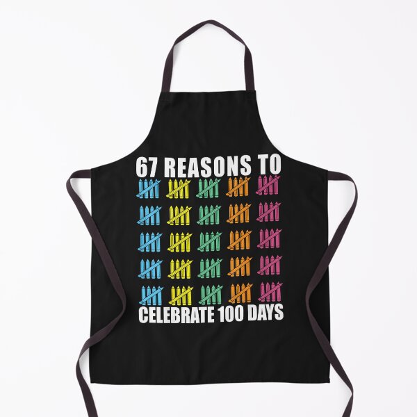 Item preview, 67 Reasons To Celebrate 100 Days Of School Teachers Students  designed and sold by diyoor.