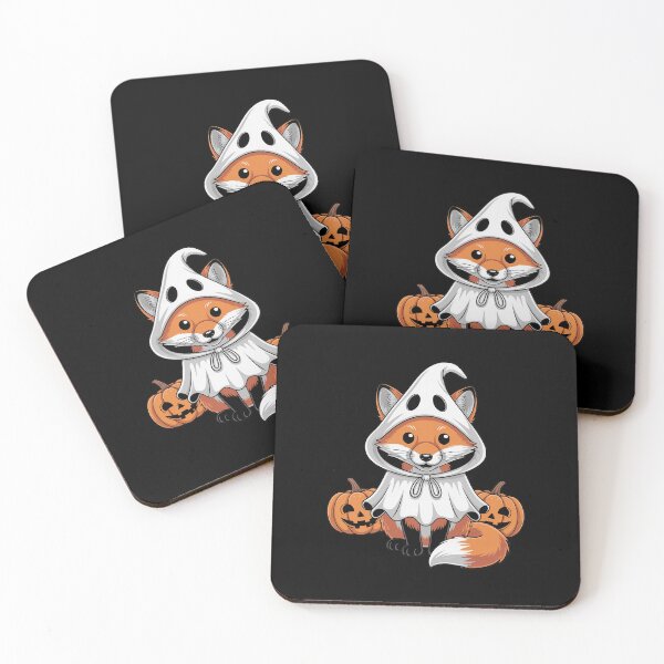 Item preview, Halloween Fox Ghost Spooky Pumpkin Fall Fox Lover designed and sold by NetoGalaxy.
