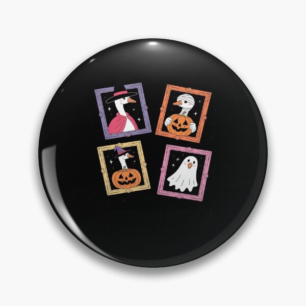 Item preview, Halloween Frame Cute Spooky Goosey Funny Goose Ghost designed and sold by NetoGalaxy.