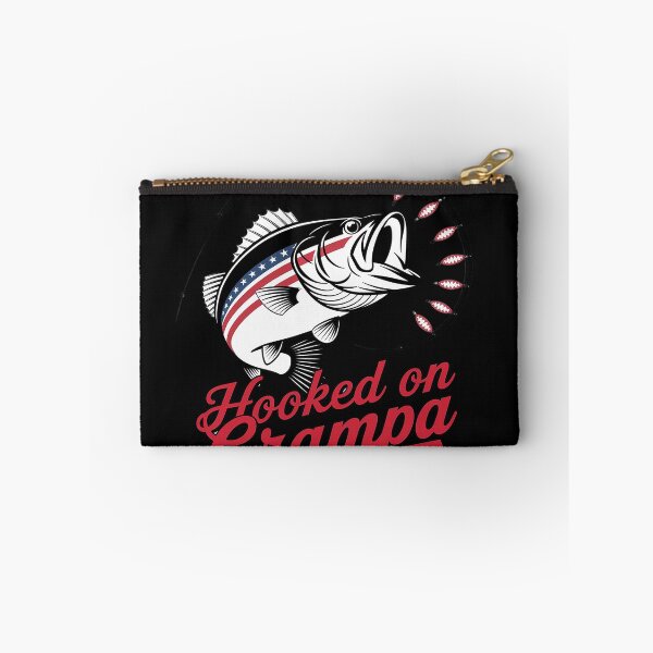 Item preview, Mens Hooked on Grampa Fisherman American Flag Pattern Raglan designed and sold by LegendsArt75.