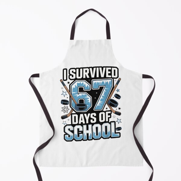 Item preview, I Survived 67 Days Of School - Teachers Students Hockey Gift designed and sold by diyoor.