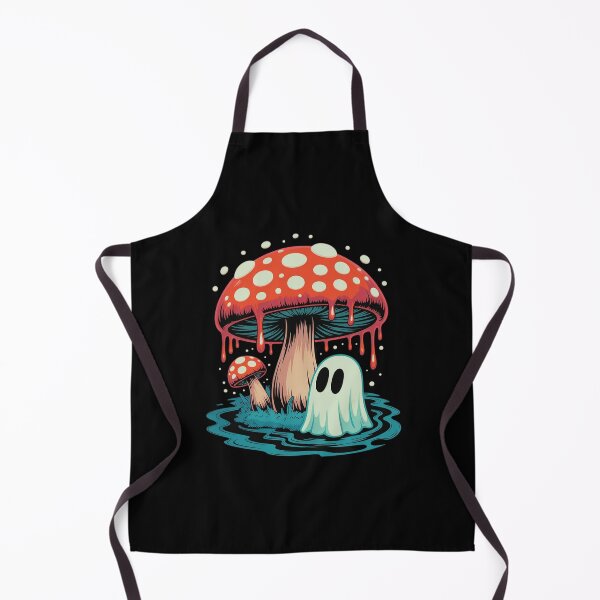 Item preview, Halloween Ghost Mushroom Spooky Head Skeleton designed and sold by SnackPAC.