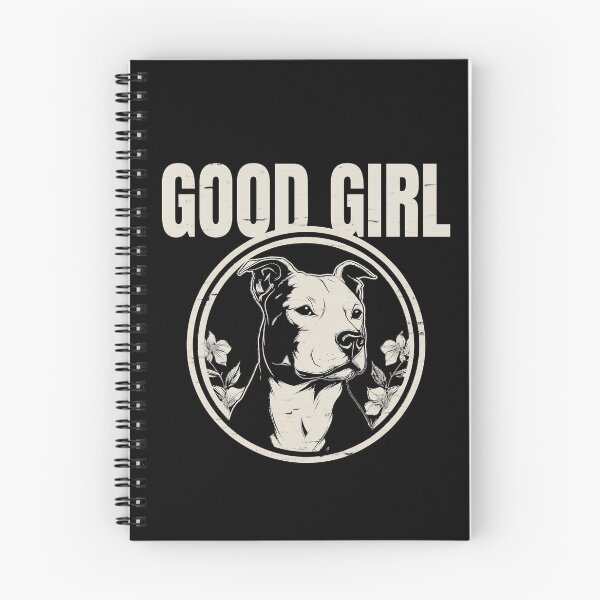 Item preview, Good Girl Pit Bull Vintage Floral Circle Design designed and sold by Barrivey.