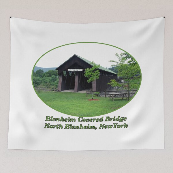 Item preview, Old Blenheim Covered Bridge 32-48-01 228' 1855 designed and sold by gotucoveredart.