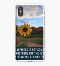 Flower Quotation (Jim Rohn) iPhone Case