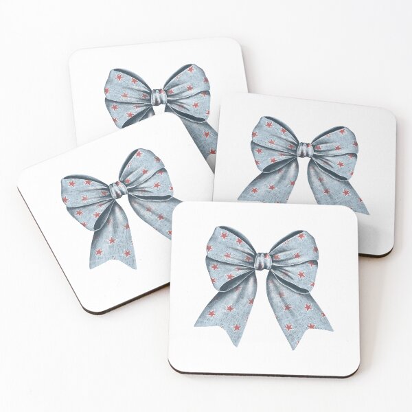 Item preview, Blue Star Bow Americana Aesthetic designed and sold by pinkyfish1010.