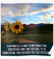 Flower Quotation (Jim Rohn) Poster