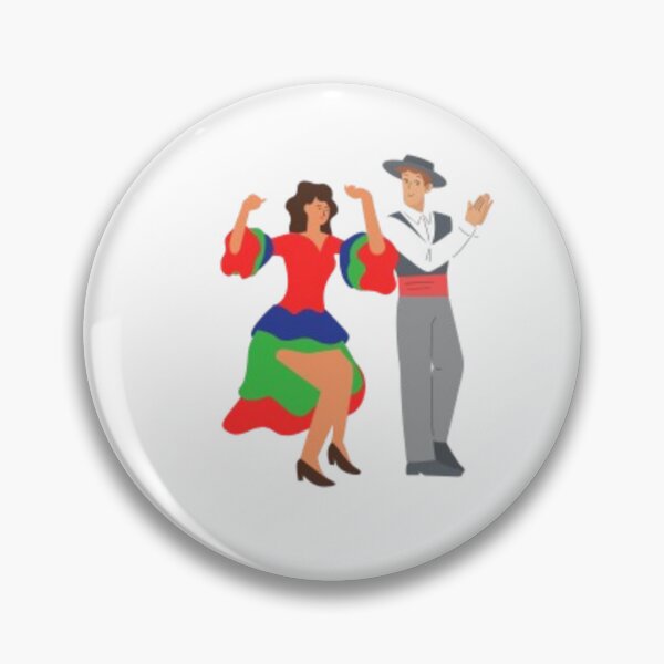 Item preview, Spanish man and woman dancing designed and sold by Aariq.