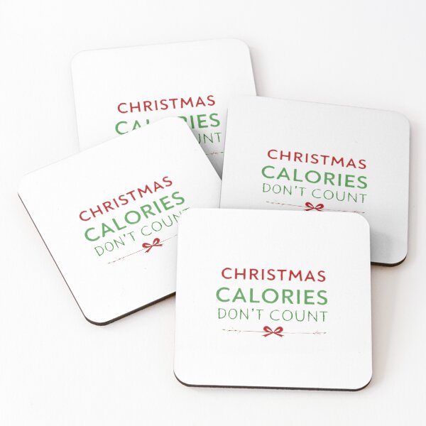 Item preview, Christmas Calories Don’t Count | Funny Foodie Holiday Quote designed and sold by Katedesignz.
