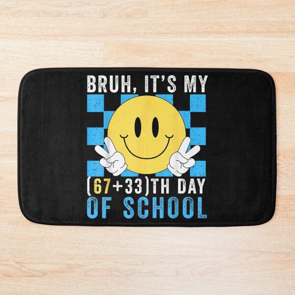 Item preview, Bruh It'S My 67Th Day Of School Happy Smile Face Retro Boys designed and sold by TalalosART.
