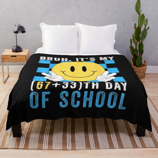 Item preview, Bruh It'S My 67Th Day Of School Happy Smile Face Retro Boys designed and sold by TalalosART.