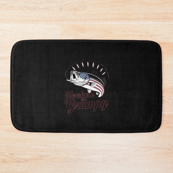 Item preview, Mens Hooked on Grumpy Fisherman American Flag Pattern designed and sold by GaryPacheco6.