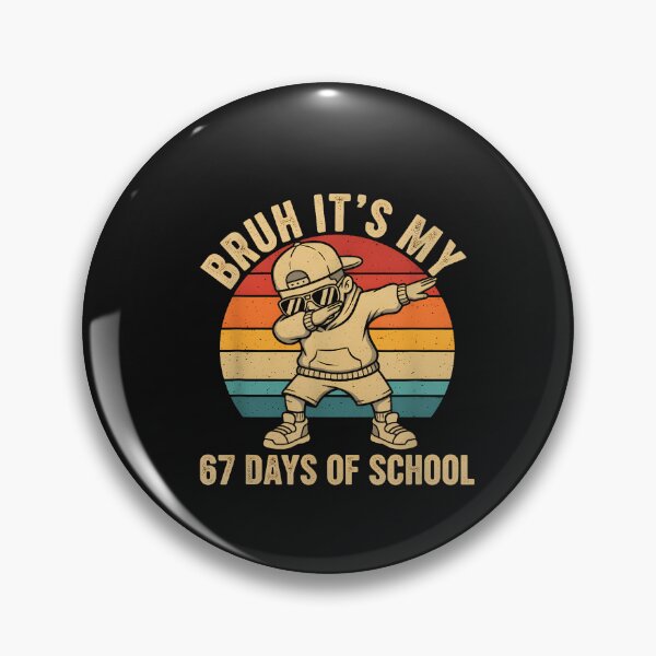 Item preview, Bruh It'S My 67 Days Of School Dabbing Boy Kids 67 Meme 6 7 designed and sold by TalalosART.