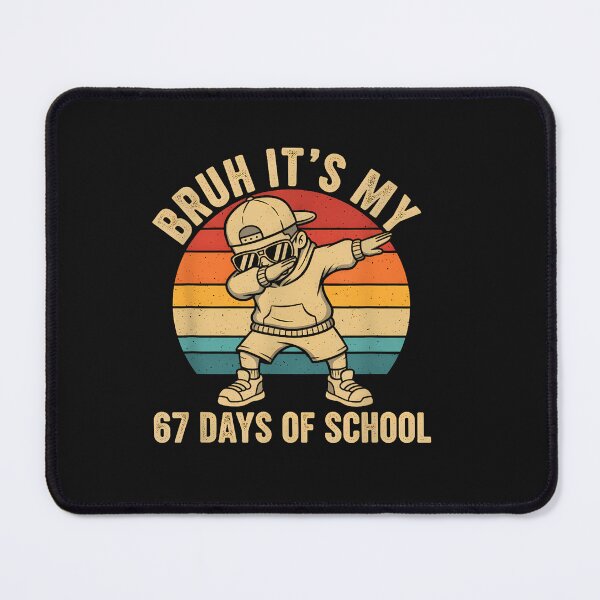 Item preview, Bruh It'S My 67 Days Of School Dabbing Boy Kids 67 Meme 6 7 designed and sold by TalalosART.