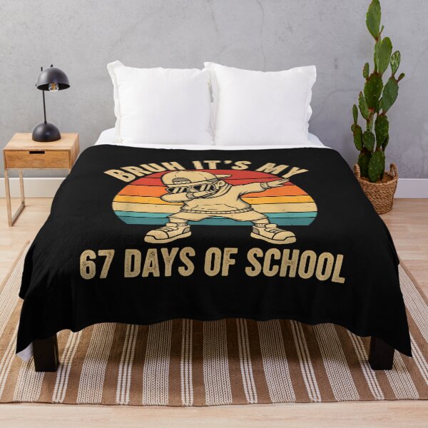 Item preview, Bruh It'S My 67 Days Of School Dabbing Boy Kids 67 Meme 6 7 designed and sold by TalalosART.