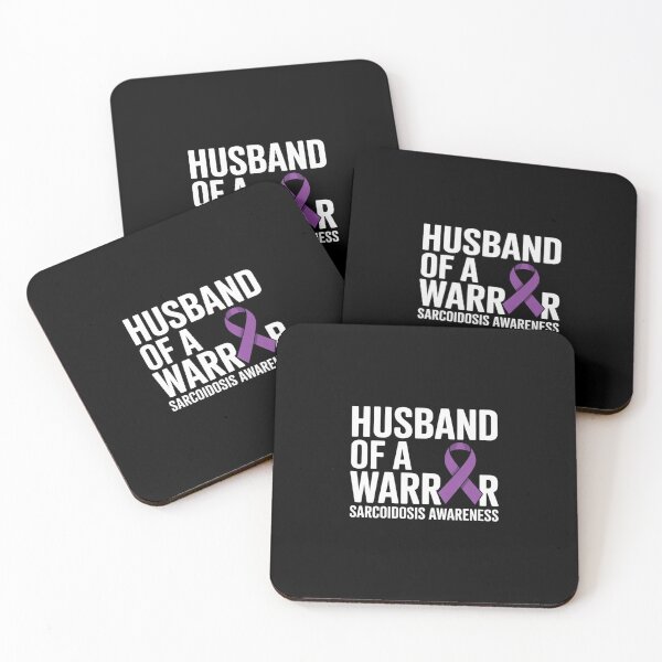 Item preview, Mens Husband of a Warrior Sarcoidosis Awareness Premium designed and sold by GaryPacheco6.