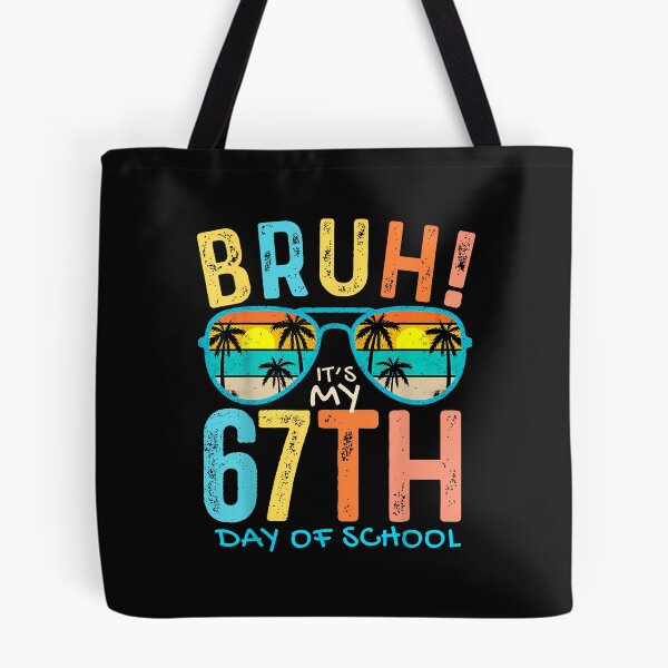 Item preview, Bruh It'S My 67Th Day Of School Teachers Boys Retro Glasses designed and sold by TalalosART.