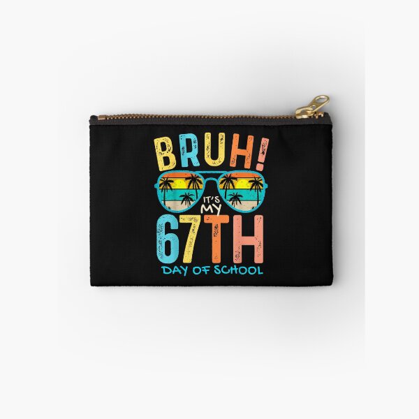 Item preview, Bruh It'S My 67Th Day Of School Teachers Boys Retro Glasses designed and sold by TalalosART.