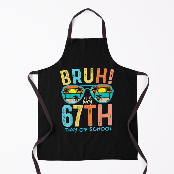 Item preview, Bruh It'S My 67Th Day Of School Teachers Boys Retro Glasses designed and sold by TalalosART.