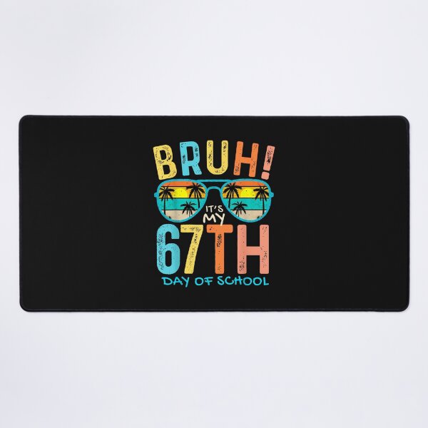 Item preview, Bruh It'S My 67Th Day Of School Teachers Boys Retro Glasses designed and sold by TalalosART.