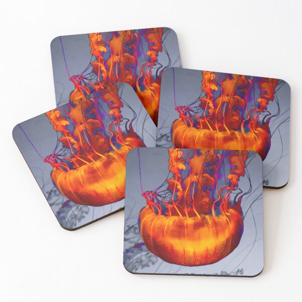 Item preview, Fire Jellyfish – Digital Artwork II designed and sold by kenglishart.