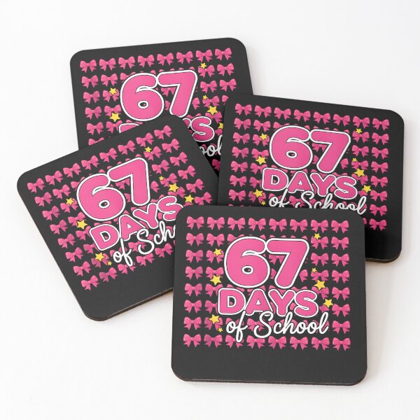 Item preview, 67 Days Of School Bow Girls Teachers 67 Meme Humor Funny 6 7 designed and sold by TalalosART.
