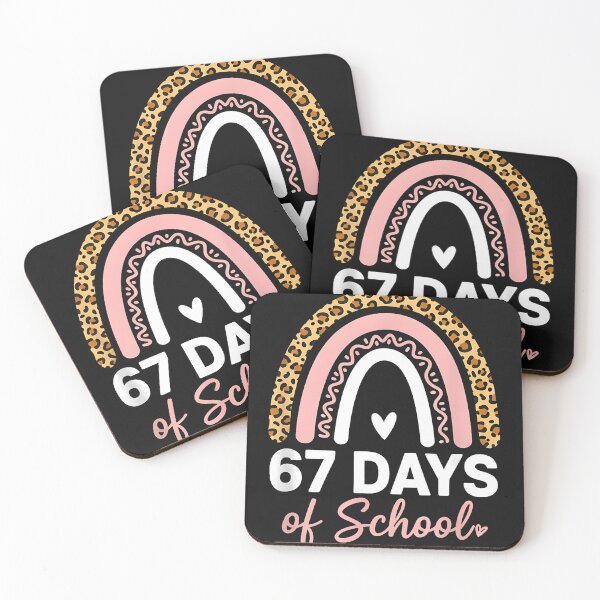 Item preview, 67 Days Of School Rainbow Students 67 Meme Humor Funny 6 7 designed and sold by TalalosART.
