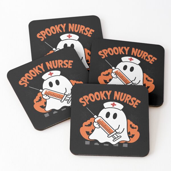 Item preview, Halloween Intensive Care Scare Unit Ghost Nurse ICU Nursing designed and sold by DetroitMug.