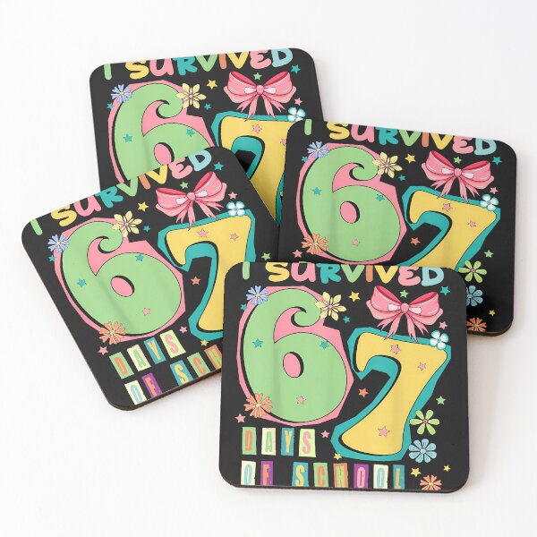 Item preview, I Survived 67 Days Of School Teachers Students Six Seven designed and sold by TalalosART.