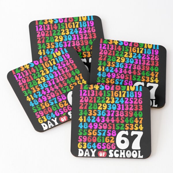 Item preview, 67Th Day Of School Teacher Kids 67 Math Numbers 100Th Days designed and sold by TalalosART.