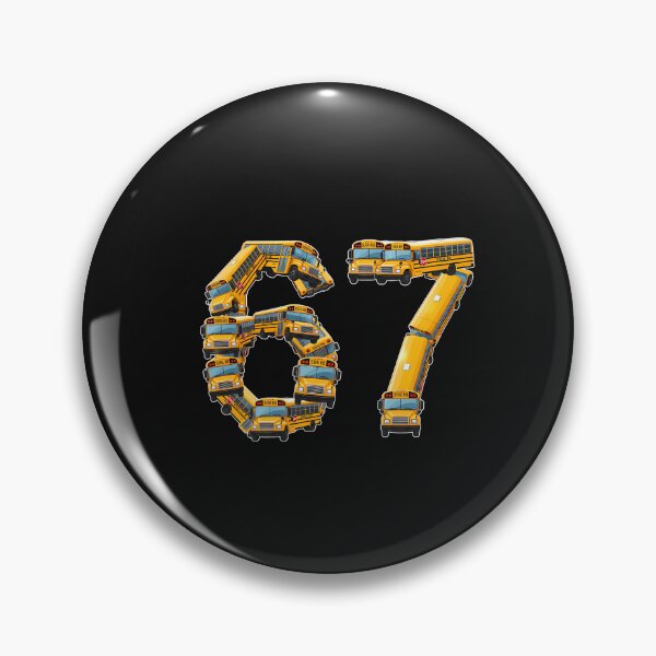 Item preview, Funny School Bus 67Th Day Of School Six Seven 6 7 Meme 67 designed and sold by TalalosART.