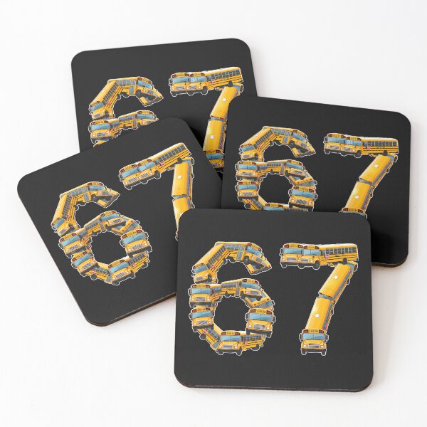 Item preview, Funny School Bus 67Th Day Of School Six Seven 6 7 Meme 67 designed and sold by TalalosART.