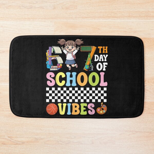 Item preview, Happy 67Th Day Of School Vibes Cute Girl Back To School Fun designed and sold by TalalosART.