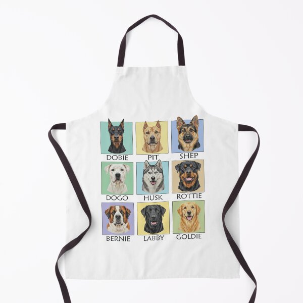 Item preview, Colorful Large Dog Breeds Nicknames Portrait Art designed and sold by Heleniya.